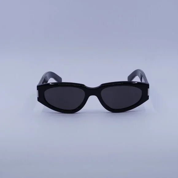 Saint Laurent SL618 001 Black Cat Eye Sunglasses Saint Laurent SL618 001 Sunglasses Black Cat Eye Frame  main image 2